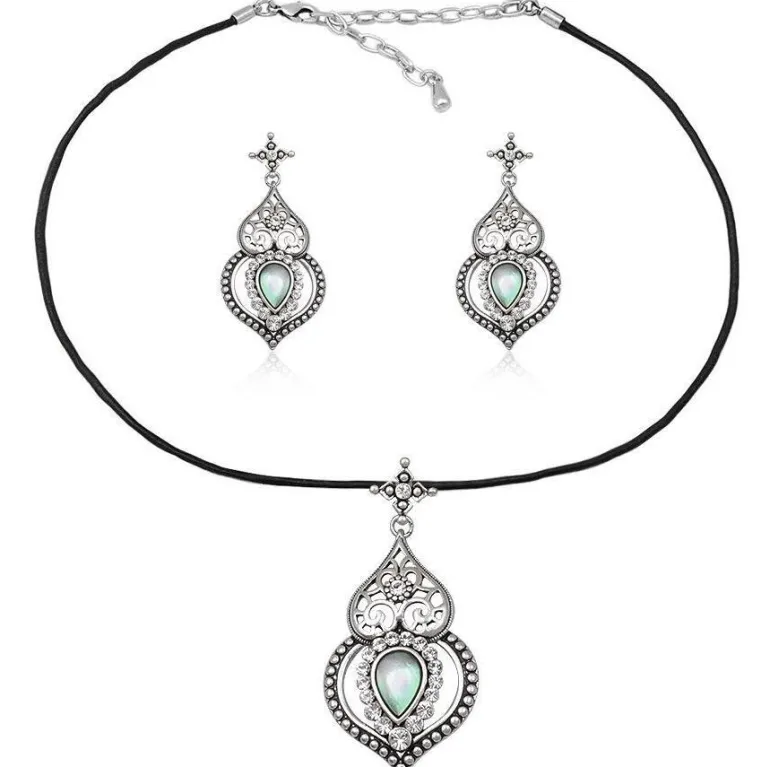 Abelone vintage smykkesæt