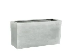 Aflange plantekummer lave / Sort + Grå - Udendørs