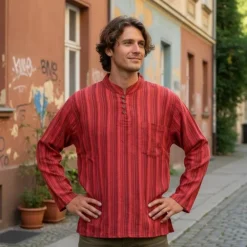 Bondeskjorte til Mænd - 5 Farver