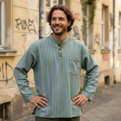 Bondeskjorte til Mænd - 5 Farver