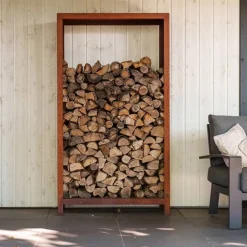 Brændereol / brændeholder i rust - 6 størrelser