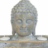 Buddha lysholder dobbelt