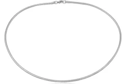 Choker halskæde i rustfri stål / 3mm / 40+45+50cm