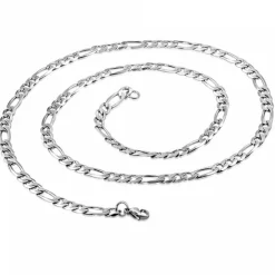 55cm figaro stålhalskæde til mænd 9mm