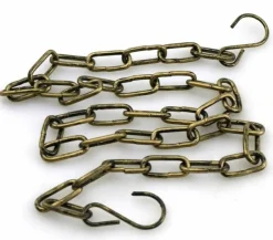 100cm kæder - blank / hvid / guld