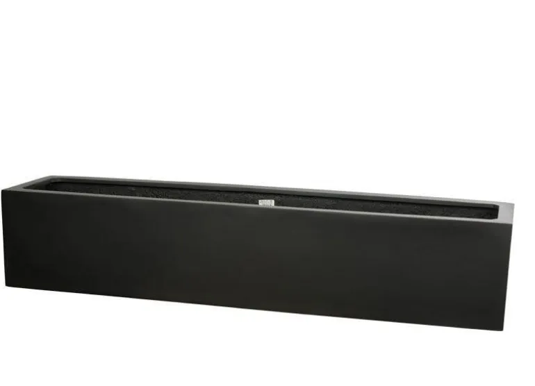 150cm plantekumme til altan / balkon / vindue - sort eller grå