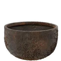 Ø.33cm plantepotte i brun lava look