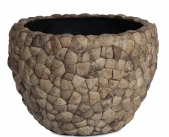 Ø.80cm stor indendørs krukke med Coconut skaller