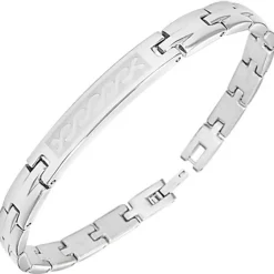 21cm Trend armbånd i stål til Herre - 6mm