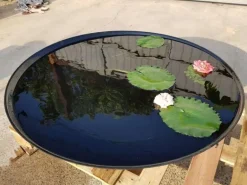 Ø.80cm Vandspejl i støbejern