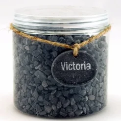 Dekorationssten / Pyntesten / Skærver - sort + grå