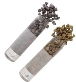 Dekorationssten - sølv + guld