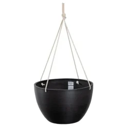 ECO - Ampler / hængekrukker Ø.31cm +Ø.40cm - sort + grå + sand med reb