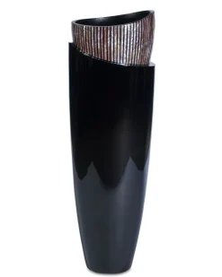 Eksklusive krukker med perlemor - 4 modeller - Sort serie