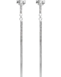 Elegant lang ørestikker i sølv