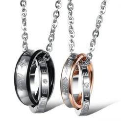 Eternal love stålhalskæder til par