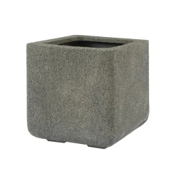 Firkantet Plantekumme i grå sandsten look - 5 års frostgaranti /
