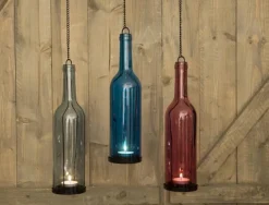 Flaske lysestager