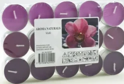 Fyrfadslys med duft / 4 slags - 30stk duftlys