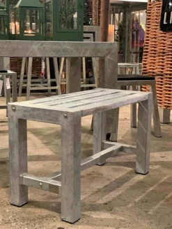 Galvaniseret bænk / udendørs havebænk