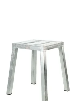 Galvaniseret stol, taburet eller barstol