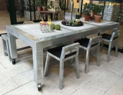 Galvaniseret stol, taburet eller barstol