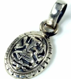 Ganesha smykkevedhæng i sølv