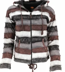 Goa Patchwork hættetrøje i stonewash / Til Hende