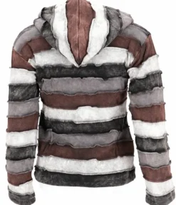 Goa Patchwork hættetrøje i stonewash / Til Hende