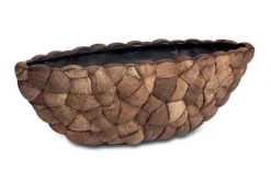 Gondol / plantepotter med Coconut skaller - 2 str.