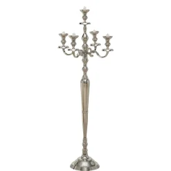 Høj victoria kandelaber gulvlysestage - 5 armet - 124cm