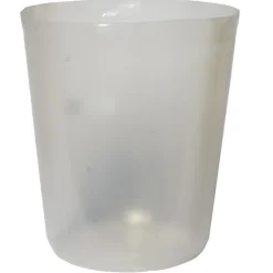 Høj 80x39x39cm krukke med hjul i bedset træ