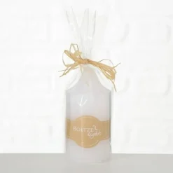 Hvid bloklys H.10xØ.5cm