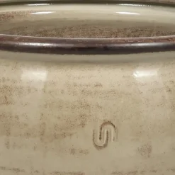 Indendørs plantekrukker i metal - sæt 4stk - Beige & Grøn