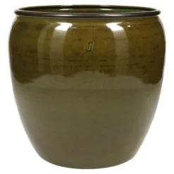 Indendørs plantekrukker i metal - sæt 4stk - Beige & Grøn