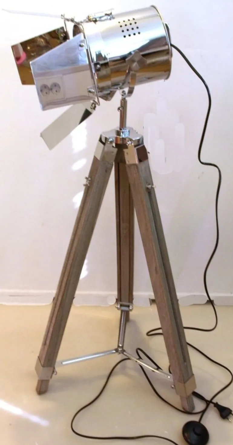Industri look Gulvlampe 3 ben - Tripod