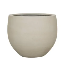 Kæmpe indendørs krukke Ø.88cm i sand/beige Ficonstone