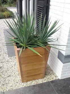 Konisk krukke i hardwood