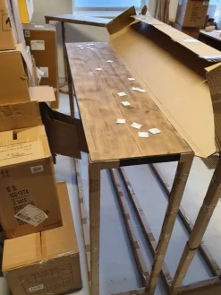 Konsolborde / Podieborde / Butiksborde - 3 størrelser i sæt - AFHENTNING