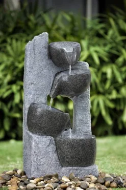 Krukke fontæne med lys