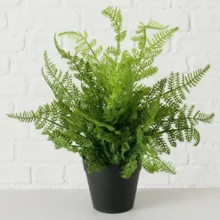 Kunstige bregner med potte - Sæt 2stk forskellige