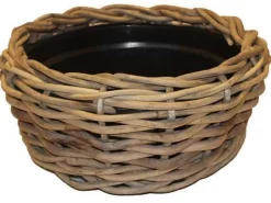 Lav rund Pilekrukke med fast indsats (Drypot) - Ø.56cm