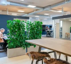 Lave aflange indendørs / udendørs plantekummer - sort eller sand - VANDTÆTTE