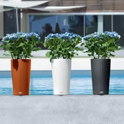 Lechuza Cilindro Color - krukker med selvvanding - 56cm - 3 farver