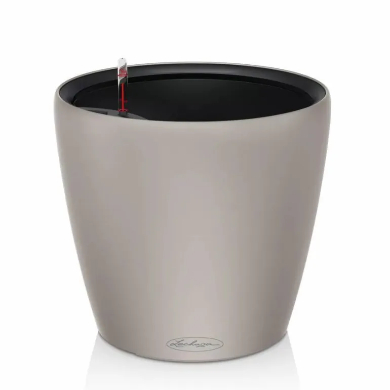 Lechuza Classico COLOR krukke - Selvvanding Ø.35 + Ø.43 - 4 farver - Med Indsats - M/U Hjul