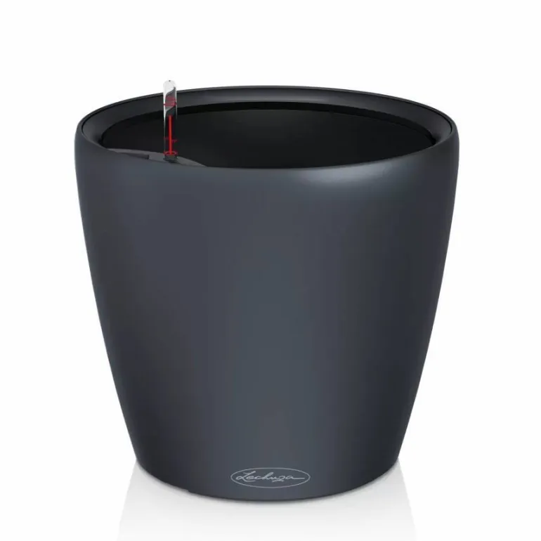 Lechuza Classico COLOR krukke - Selvvanding Ø.35 + Ø.43 - 4 farver - Med Indsats - M/U Hjul