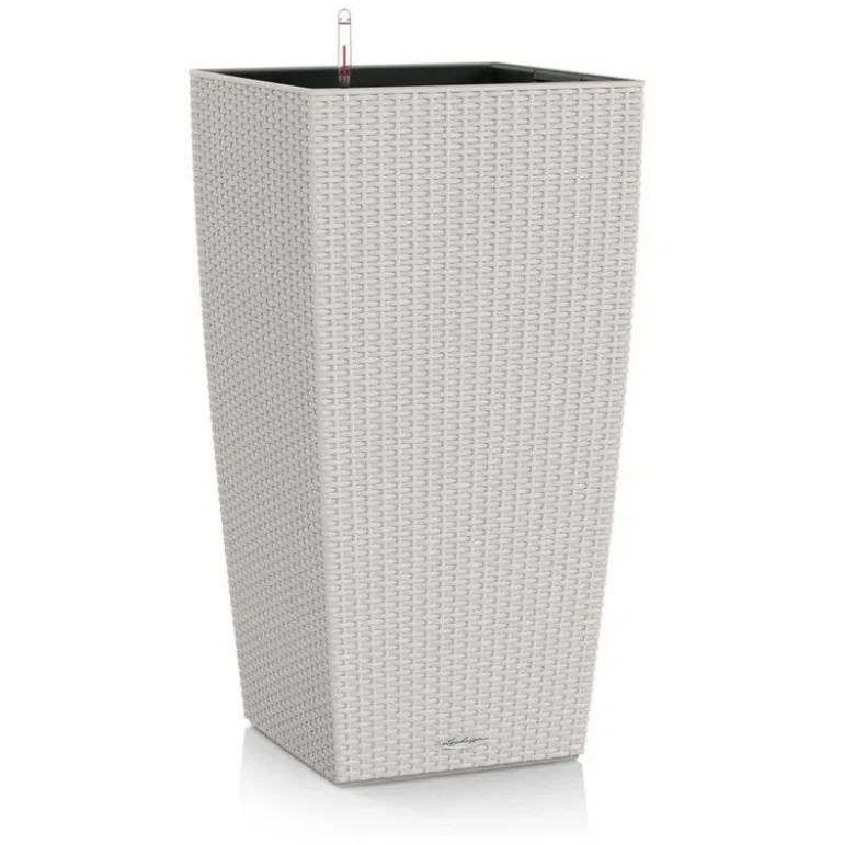 Lechuza Cubico Cottage / Polyrattan - grafit-hvid-sand-grå-antrazit-mokka - H.56 + H.75