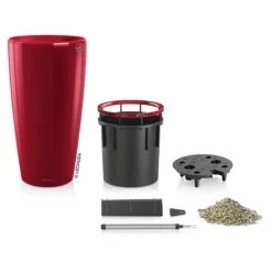 Lechuza Rondo premium krukke H.56 + H.75 - 5 farver / Selvvanding