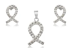 Loop smykkesæt i sølv