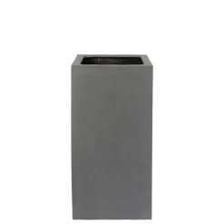 Mat krukke i sort eller grå fiberstone glasfiber - H.60cm + H.80cm + H.100cm